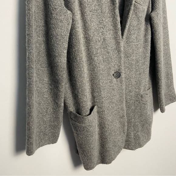 🐑 J CREW / merino wool alpaca chacon knit cardigan m - Picture 8 of 10